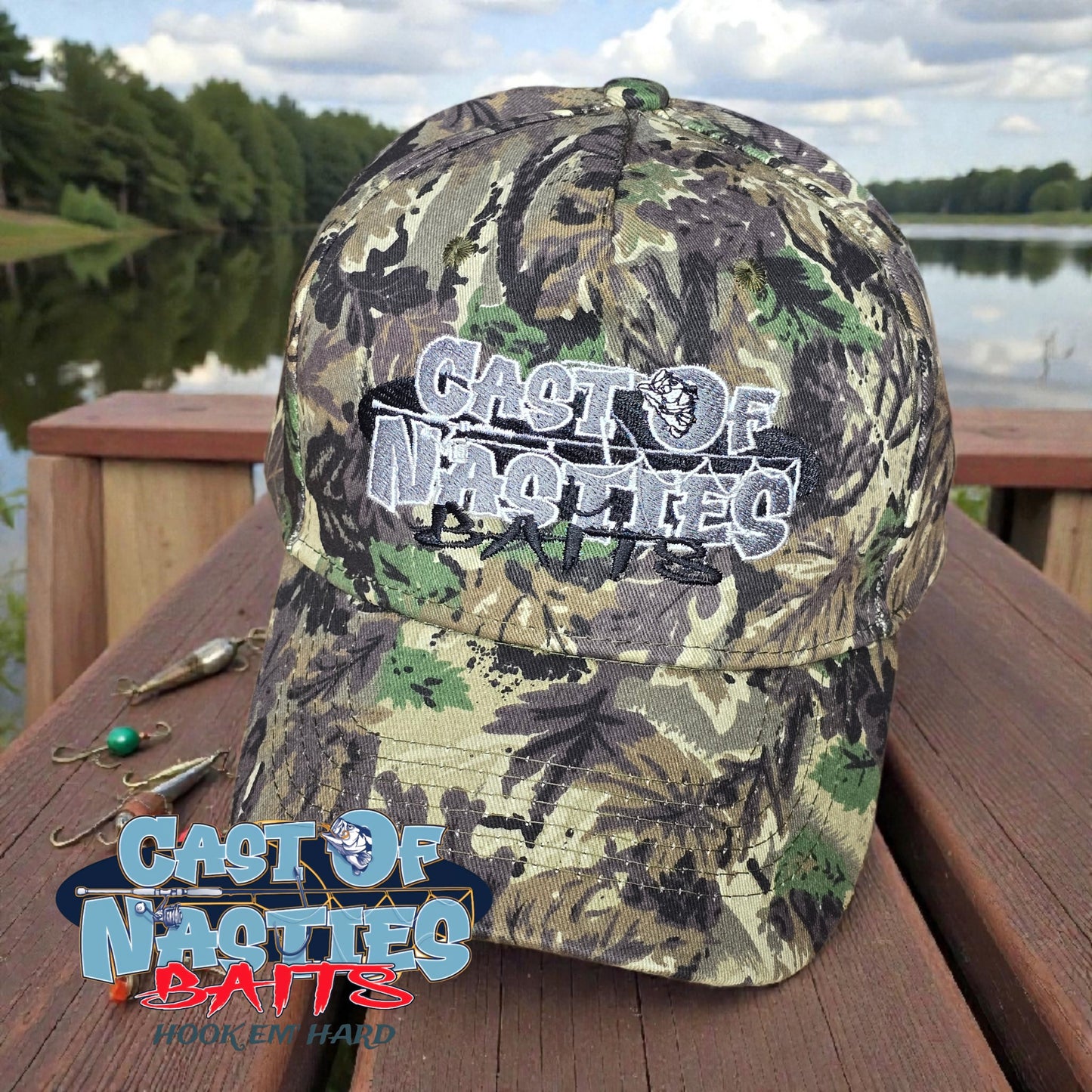 Camo Embroidered Hat